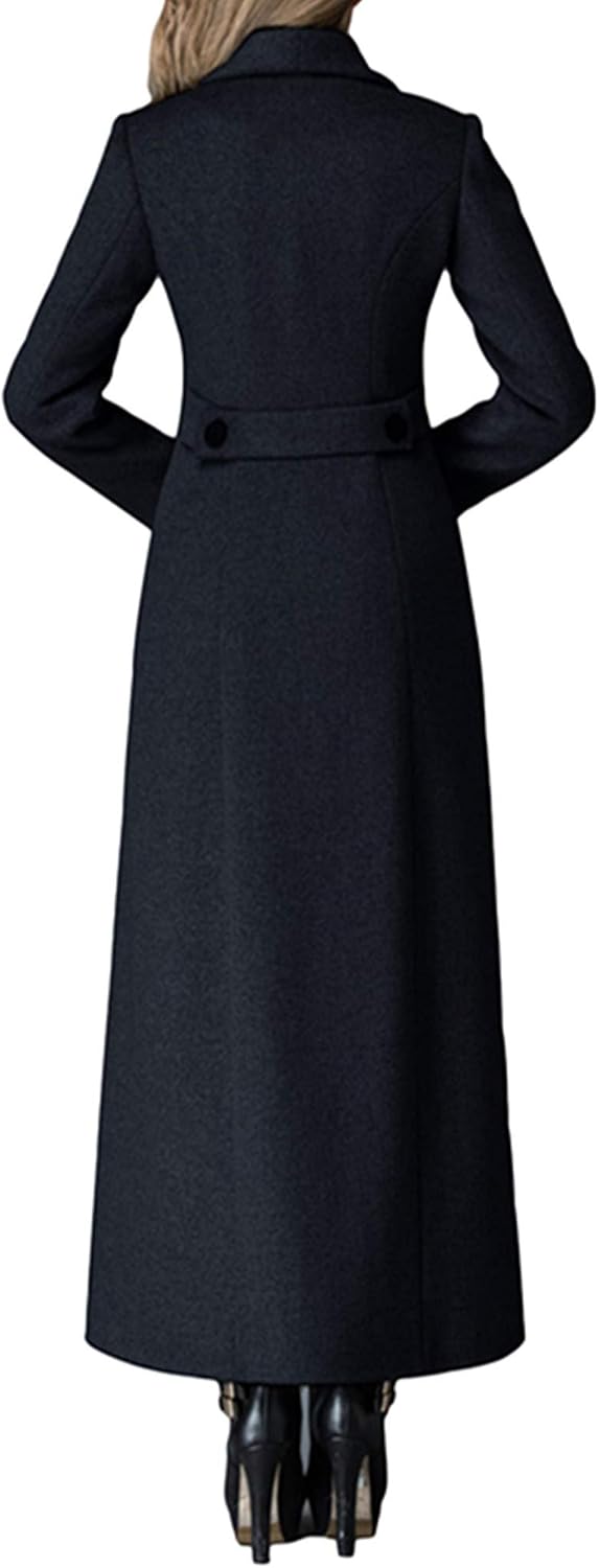 Long Wool Trench Coat - 图片 4