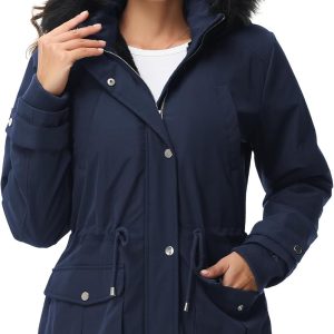 Women's Fleece Lined Winter Overcoat