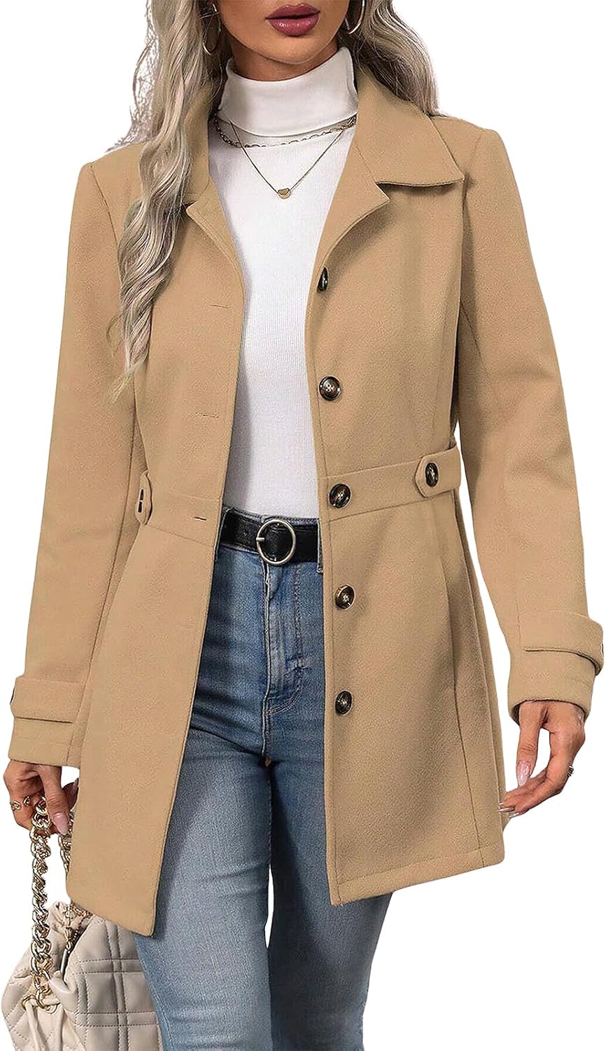 Wool Blend Pea Coat