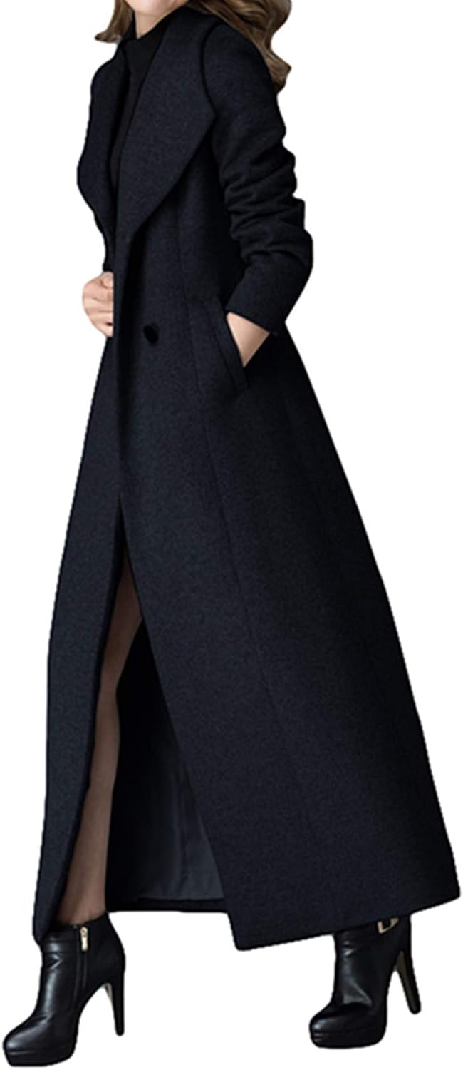 Long Wool Trench Coat